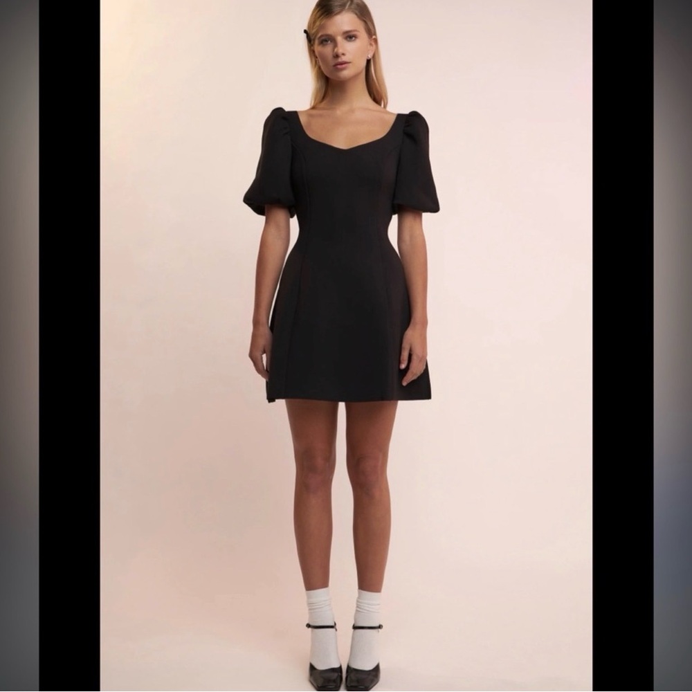 NWT English Factory Puff Sleeve Mini Dress